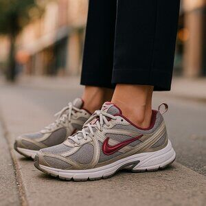 NIKE AIR IMPACT ZONE Sneakers Womens Size 10 Bronze Gray Pewter Running Shoes